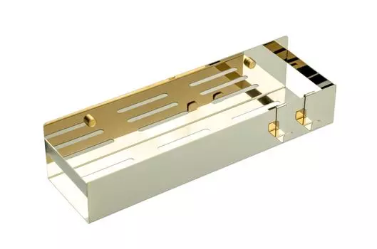 Полка Boheme Q 10965-G подвесная с 2 крючками, золото