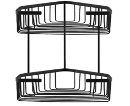 Полка Frap F351-16 угловая, черная