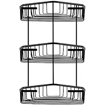 Полка Frap F351-26 угловая, черная