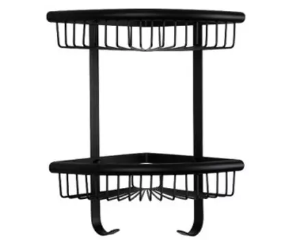 Полка Frap F352-16 двухъярусная черная