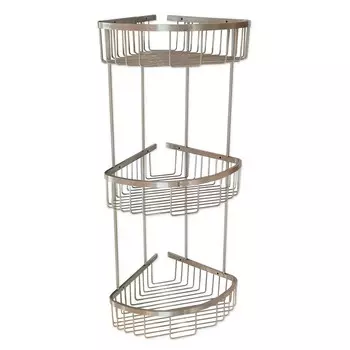 Полка GFmark 80365 угловая тройная антивандальная