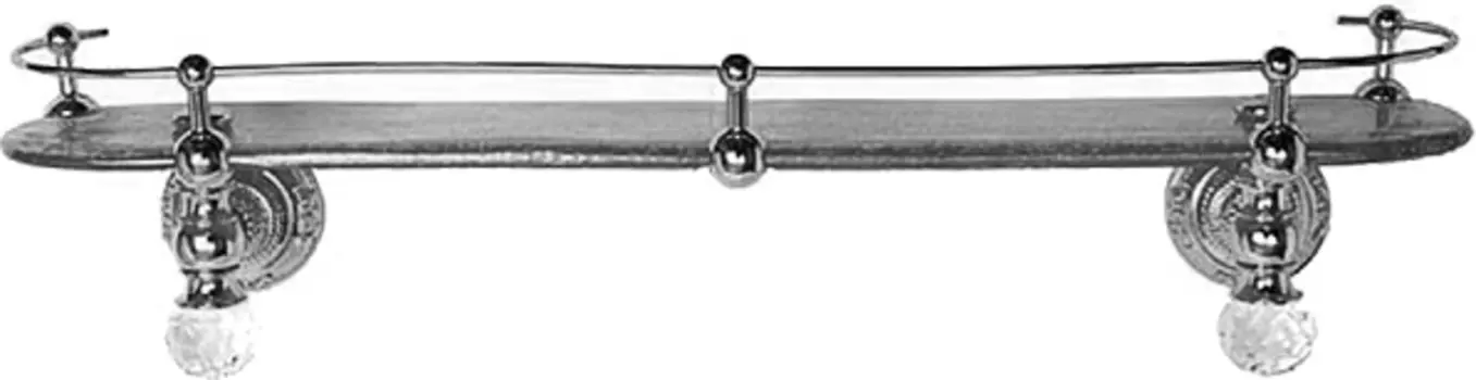 Полка Migliore Cristalia 16807 хром