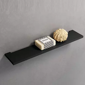 Полка Novellini Kuadra R90AKFME45-H 45 см, черная матовая