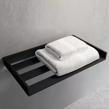 Полка Novellini Kuadra R90AKFPA-H черная матовая