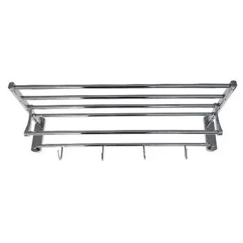 Полка Titan 5660 для полотенца с опорой двойная, складная
