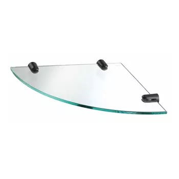 Полка WasserKRAFT 533GM угловая, оружейная сталь