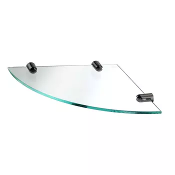 Полка WasserKRAFT 533PB угловая, черный