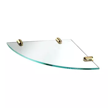 Полка WasserKRAFT 533PG угловая, золото