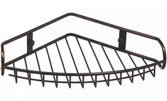 Полка WasserKRAFT K-1711 угловая, темная бронза