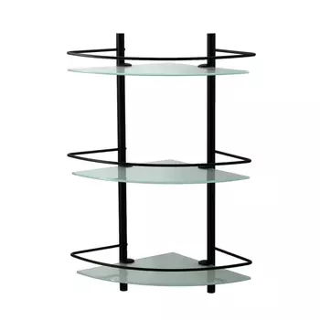 Полка WasserKRAFT K-3133BLACK угловая