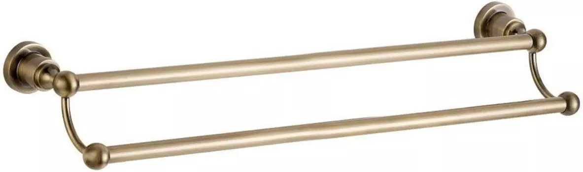 Полотенцедержатель Aquanet 3824D двойной латунь