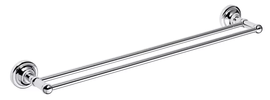 Полотенцедержатель Bemeta Retro 144304052 двойной, хром