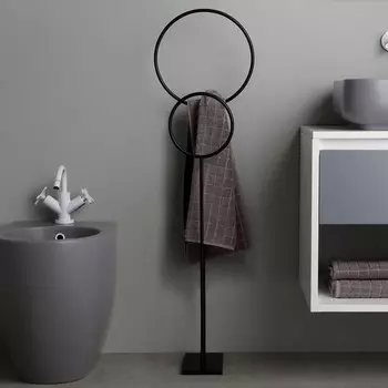 Полотенцедержатель Bertocci Moon 147 0374 0800 черный глянцевый