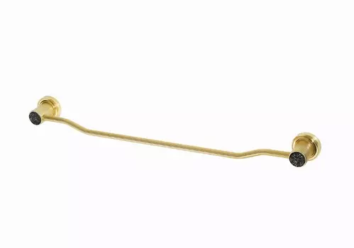 Полотенцедержатель Boheme Royal Cristal 10922-G-B золото/черный