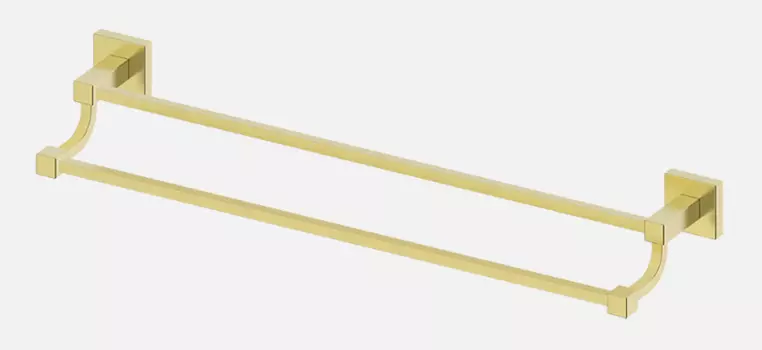 Полотенцедержатель двойной D&C Domincare DC8909BG золото матовое