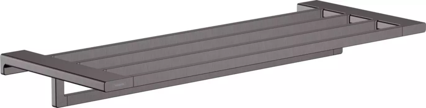 Полотенцедержатель Hansgrohe AddStoris 41751340 шлифованный черный хром