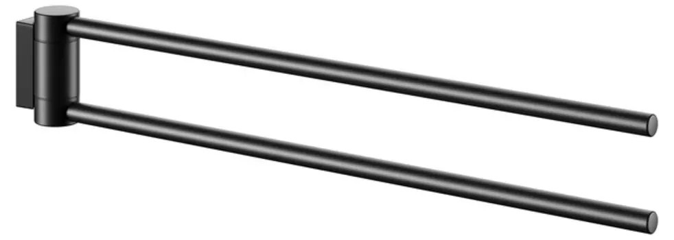 Полотенцедержатель Keuco Plan 438 мм двойной поворотный черный