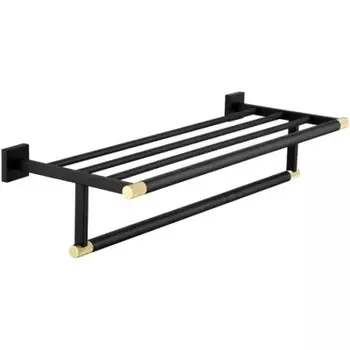 Полотенцедержатель Rose RG3008H золото/черный