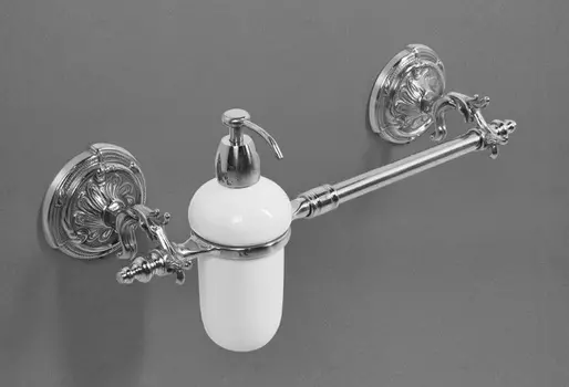 Полотенцедержатель с диспенсером Art&Max Barocco AM-2057D-Cr