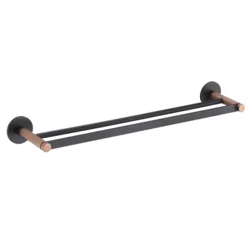 Полотенцедержатель Savol S-002148HD, черный/бронза
