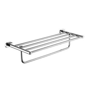 Полотенцедержатель Shevanik SG5108 с полкой, хром