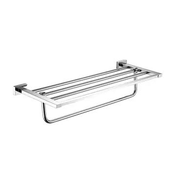 Полотенцедержатель Shevanik SG5608 с полкой, хром