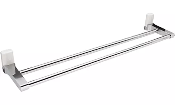 Полотенцедержатель WasserKRAFT Leine White K-5040WHITE двойной