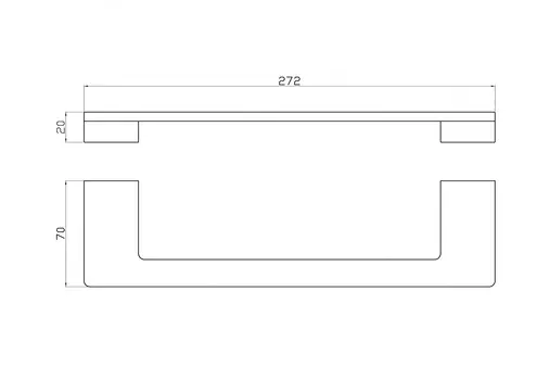 Полотенцедержатель Wonzon & Woghand WW-9113 хром