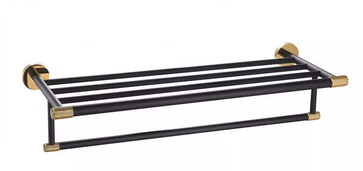 Полотенцедержатель Wonzon & Woghand WW-9281 черный/золото