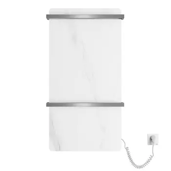 Электрический полотенцесушитель Black&White Moon N-389 SW белый матовый