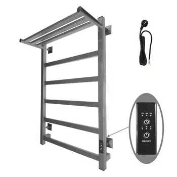 Полотенцесушитель электрический Altasan ПарусПроф8050ПГ с полкой, графит