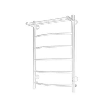 Электрический полотенцесушитель Comfysan Classic EC-6 80х50 см, с полкой, белый матовый