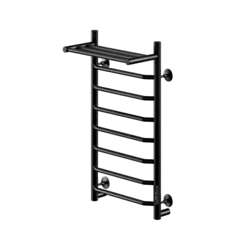 Электрический полотенцесушитель Comfysan Scola EC-8 80х40 см с полкой, черный матовый