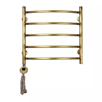 Электрический полотенцесушитель Domoterm Калипсо П5 50x50, античная бронза, L