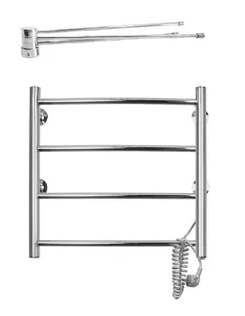 Электрический полотенцесушитель Domoterm Классик DMT 109-4 50х50 R с полотенцедержателем