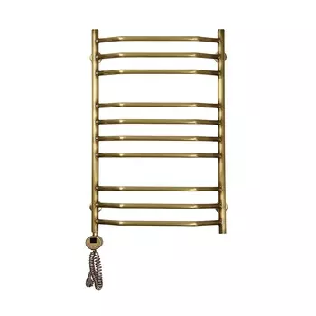 Электрический полотенцесушитель Domoterm Лаура П10 50x80, античная бронза, L