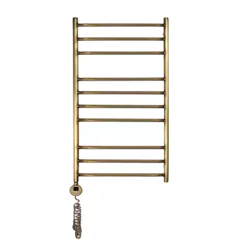 Полотенцесушитель электрический Domoterm Медея П10 500х900 АБР EL бронза