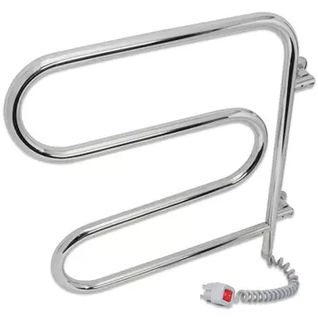 Полотенцесушитель электрический Laris Ш-образный ПС3 60х60 поворотный