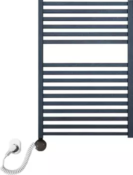 Электрический полотенцесушитель Luxrad Kwadro 065262 72х50 L, черный, терморегулятор selmo smart