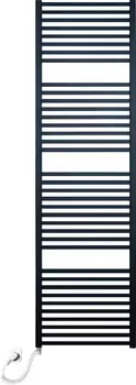 Электрический полотенцесушитель Luxrad Kwadro 065362 172х50 L, черный, терморегулятор selmo pad