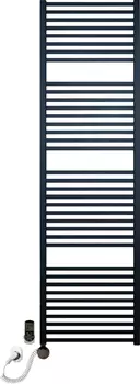 Электрический полотенцесушитель Luxrad Kwadro 065370 172х50 L, черный, терморегулятор selmo smart pr