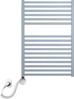 Электрический полотенцесушитель Luxrad Kwadro 066314 72х50 L, серый, терморегулятор selmo smart