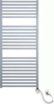 Электрический полотенцесушитель Luxrad Kwadro 066361 112х50 R, серый, терморегулятор selmo smart