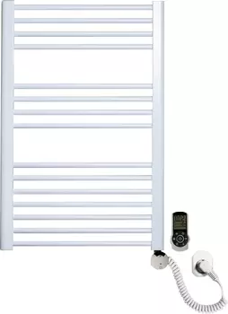 Электрический полотенцесушитель Luxrad Regular 063821 76x50 R, белый, терморегулятор selmo smart pro