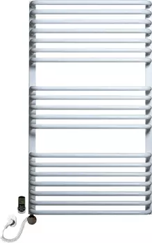 Электрический полотенцесушитель Luxrad Salto Invest 063728 92х53 L, белый, терморегулятор selmo smar