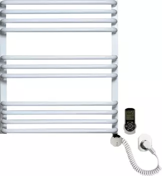 Электрический полотенцесушитель Luxrad Salto Max 063485 60х53 R, белый, терморегулятор selmo smart p