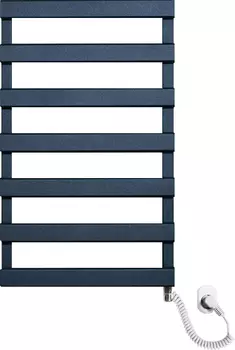 Электрический полотенцесушитель Luxrad Scala New 064369 84х50 R, черный, терморегулятор selmo pad