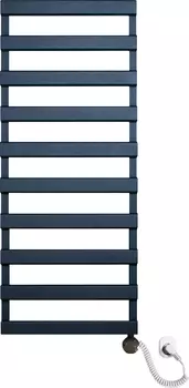 Электрический полотенцесушитель Luxrad Scala New 064411 123х50 R, черный, терморегулятор selmo smart
