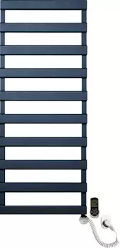 Электрический полотенцесушитель Luxrad Scala New 064421 123х50 R, черный, терморегулятор selmo smart