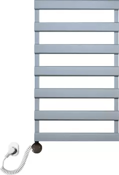 Электрический полотенцесушитель Luxrad Scala New 065430 84х50 L, серый, терморегулятор selmo smart